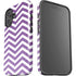 Purple Chevron iPhone 16 Plus Impact Case